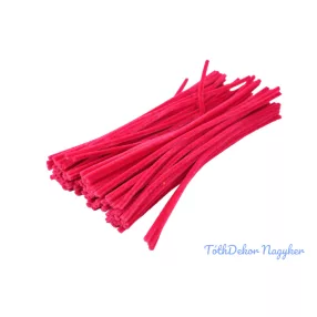 Zsenília drót SHL 30cm 100db/csomag - Sötétmagenta