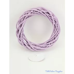 Vessző koszorú alap 25 cm - Levendula