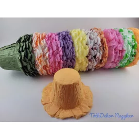 Cserépcsomagoló kalap - 18cm - Vegyes