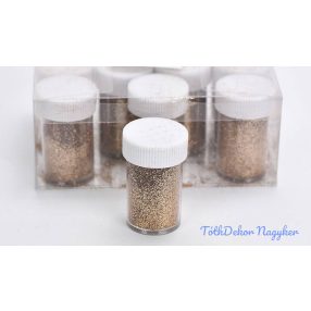 Csillámpor tégelyben 30ml - Bronz