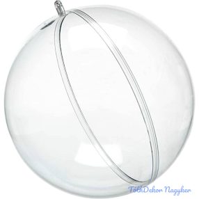 Ajándéktartó szétválasztható műanyag 13,5 cm - Gömb