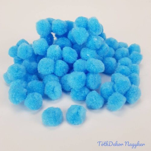 Zsenília pompon 1,5 cm 100db/cs - Kék