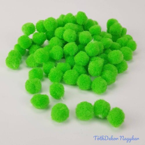 Zsenília pompon 1,5 cm 100db/cs - Zöld