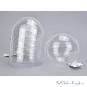   Ajándéktartó szétválasztható műanyag 12 cm 5db/cs - Gömb