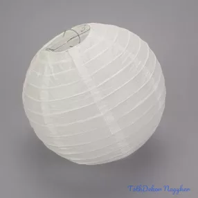 Papír lampion 20 cm - Fehér