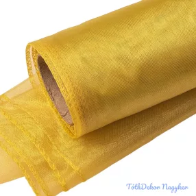 Organza szegett 12cm x 8,2m - Arany