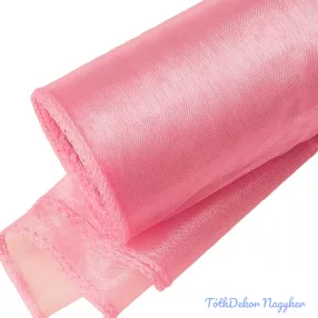 Organza szegett 12cm x 8,2m - Rózsaszín