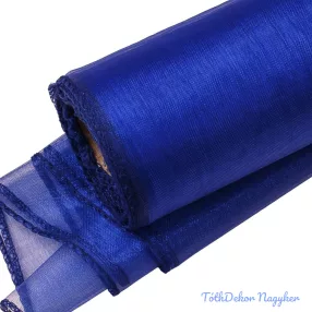 Organza szegett 12cm x 8,2m - Királykék