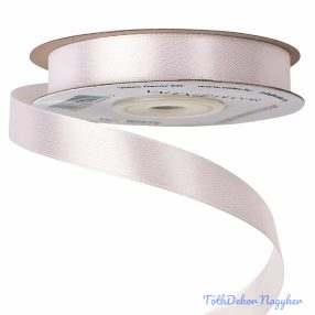 Szatén szalag 12 mm x 22.86 m - Fehér