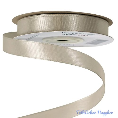 Szatén szalag 12 mm x 22.86 m - Szürke