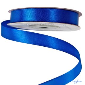 Szatén szalag 12 mm x 22.86 m - Királykék