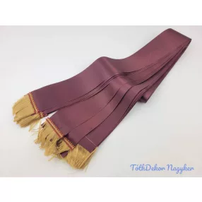 Színes sírcsokor szalag 5cm x 150cm 10db/csomag - Bordó
