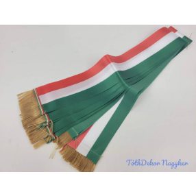 Nemzeti színű koszorú szalagok