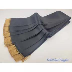 Színes sírcsokor szalag 9cm x 200cm 10db/csomag - Fekete