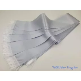 Színes sírcsokor szalag 9cm x 200cm 10db/csomag - Ezüst
