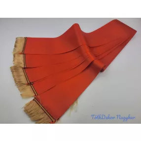   Színes sírcsokor szalag 9cm x 200cm 10db/csomag - Pirosas Narancs