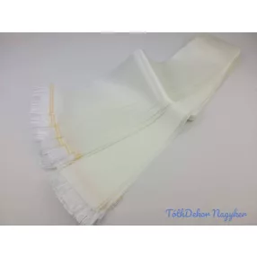 Színes sírcsokor szalag 9cm x 200cm 10db/csomag - Ekrü