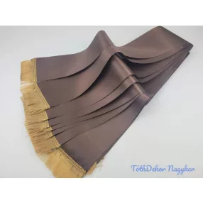 Színes sírcsokor szalag 9cm x 200cm 10db/csomag - Barna
