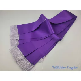   Színes sírcsokor szalag 9cm x 200cm 10db/csomag - Ibolya Lila