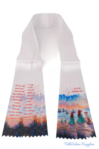 Ballagási szalag 6 cm - Tengerpart