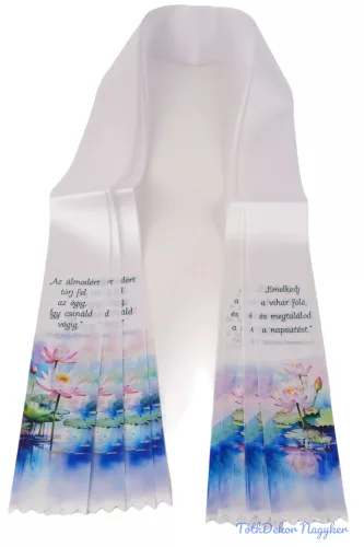 Ballagási szalag 6 cm - Tavirózsa