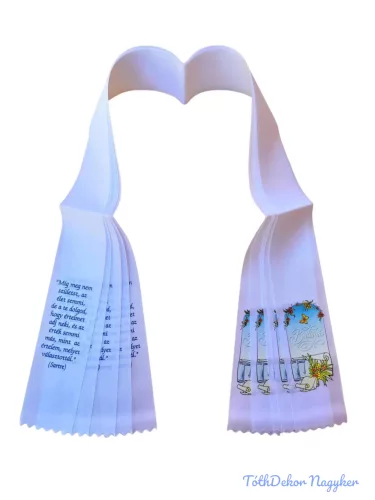 Ballagási szalag 7 cm - Csokor