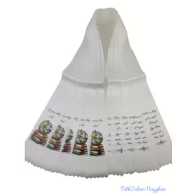 Ballagási szalag 7 cm - Földgömb