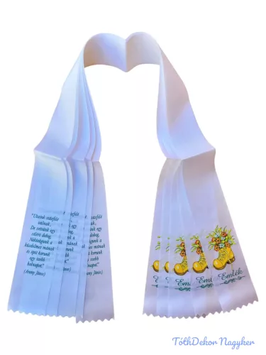 Ballagási szalag 7 cm - Bakancs