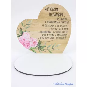 Kis talpas fa szív Köszönöm Édesanyám… 13,2x12,8cm