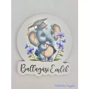 Ballagó elefánt táblácska