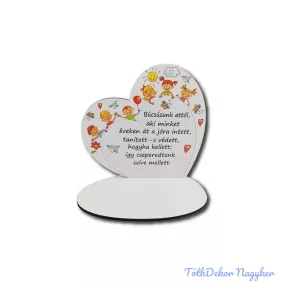 Kis talpas fa szív 13,2x12,8 cm - Búcsúzunk attól…