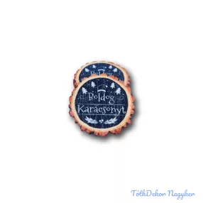 Kis fakéreg 5db/csomag 5,5cm - Krétás mikulás sapkás