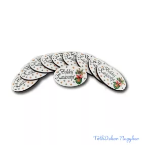 Mini biléta 10db/csomag 2,5x4cm - Kis kesztyűvel