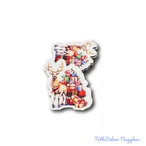 Szarvas ajándékokkal 5db/csomag 7,5x7cm