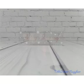   Karácsonyi tégla plexi 3,5x10cm 3db/csomag - Púderes Boldog Karácsonyt