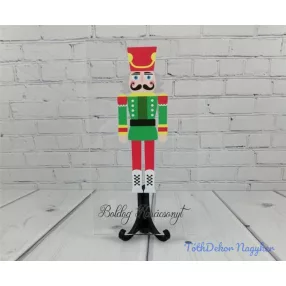 Karácsonyi tégla plexi 14x7,5cm - Diótörő