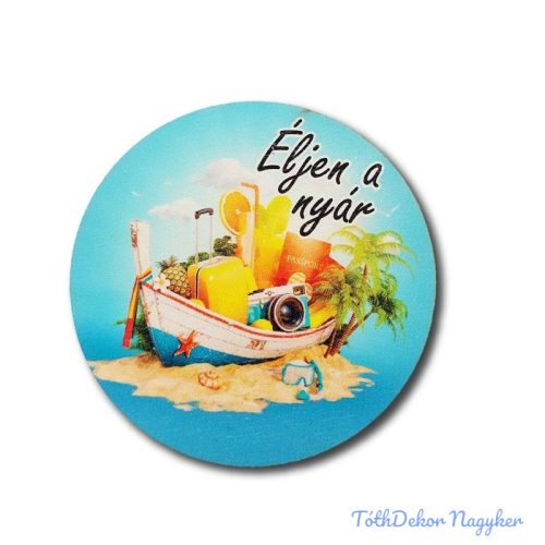 Éljen a nyár - Hajós korong 13 cm