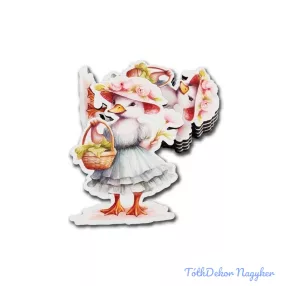 Zöld kacsa figura 7,9x6cm