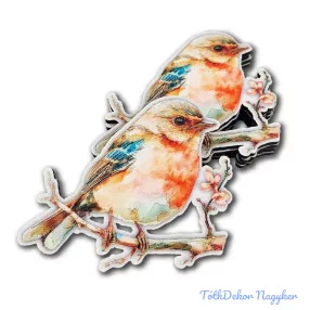 Madárka figura faágon M7cm 5db/csomag