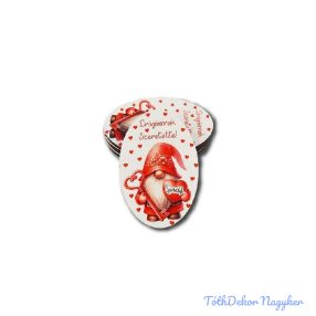   Kis ovális - Manós drágámnak szeretettel 4x6cm 5db/csomag