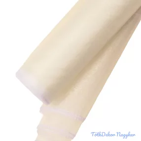 Organza szegett 20cm x 8,2m - Ekrü