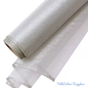Organza szegett 20cm x 8,2m - Szürke