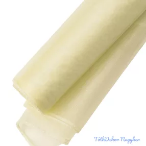 Organza szegett 20cm x 8,2m - Krém