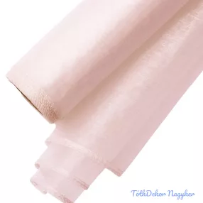 Organza szegett 20cm x 8,2m - Világos Púder