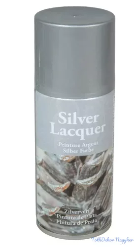 Dekorációs fújós spray festék 150 ml - Ezüst