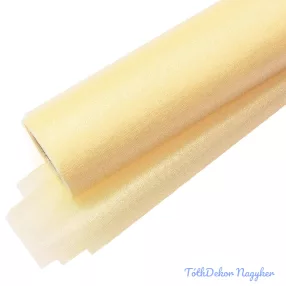 Snow Organza 23,5cm x 10m dekorációs anyag - Krém