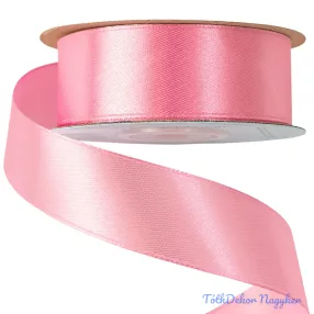 Szatén szalag 25 mm x 22.86 m - Rózsaszín
