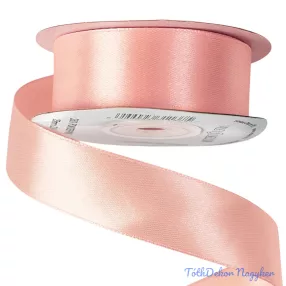 Szatén szalag 25 mm x 22.86 m - Púder Rózsaszín