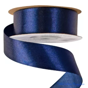 Szatén szalag 25 mm x 22.86 m - Tengerészkék