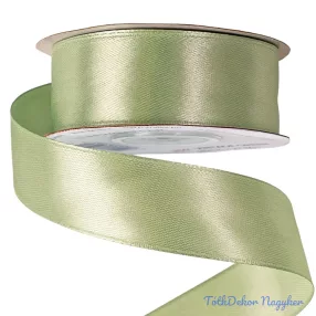 Szatén szalag 25 mm x 22.86 m - Vintage Zöld